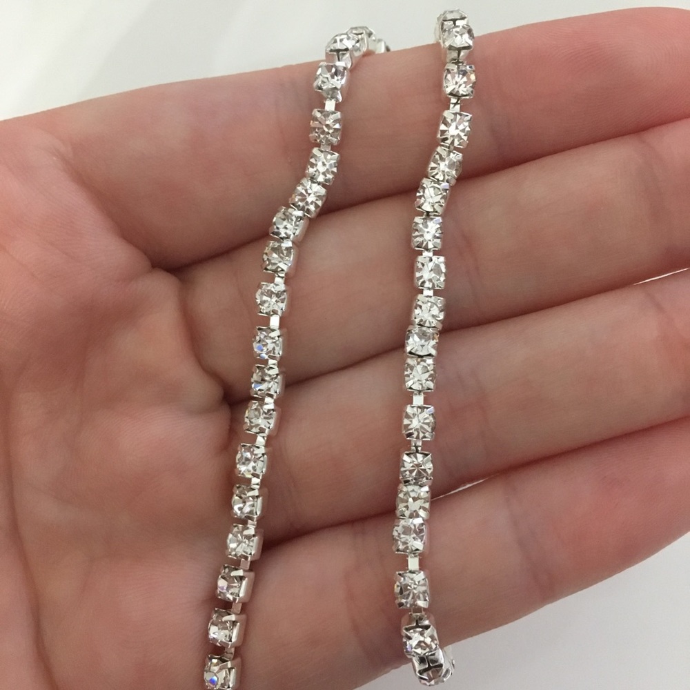 New Rhinestone Sparkly Dainty Choker